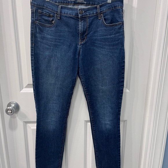 Old Navy Denim - Old Navy Dark Blue Mid-Rise Jeans